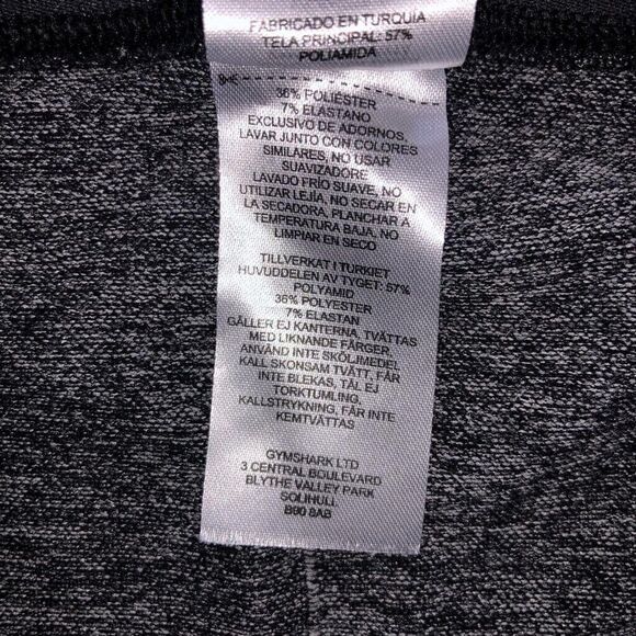 Gymshark Flex Low Rise Leggings Women's Gray Tight Gym Train Workout Yoga - Picture 5 of 9